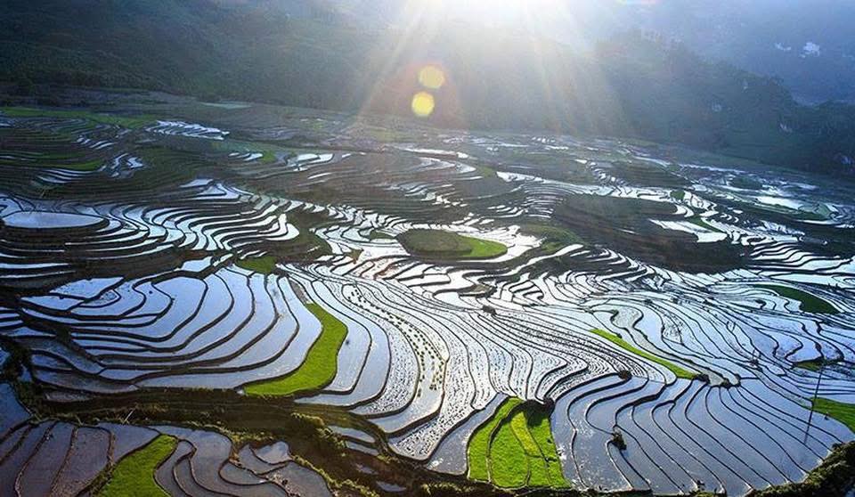 Tả Van mùa nước đổ